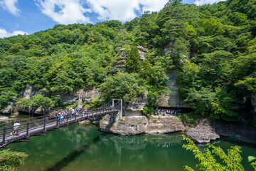福島県の塔のへつり