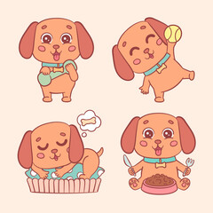 Puppy vector illustration