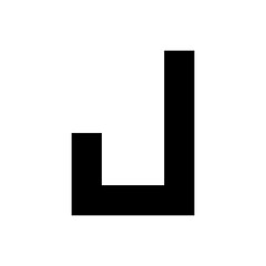 black alphabet letter font