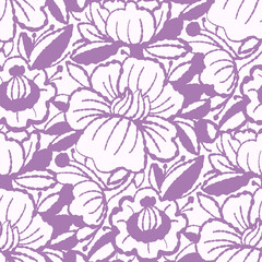 Seamless pattern  with flowers