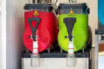 Cold icy slush drink machines
