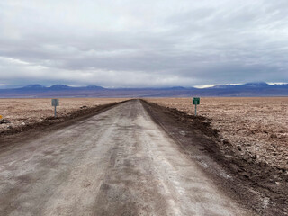 Fototapeta na wymiar Desierto de Atacama norte de chile