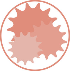 Circle logo template vector shape