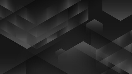 Obraz premium Abstract black background. Vector abstract graphic design banner pattern background template.