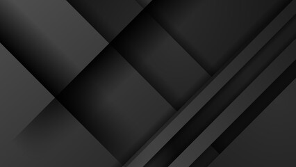 Abstract black background. Vector abstract graphic design banner pattern background template.