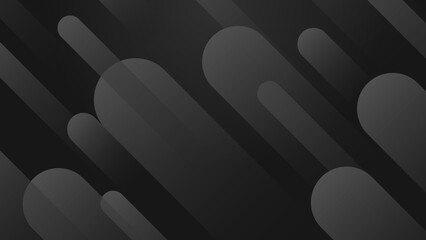 Abstract black background. Vector abstract graphic design banner pattern background template.