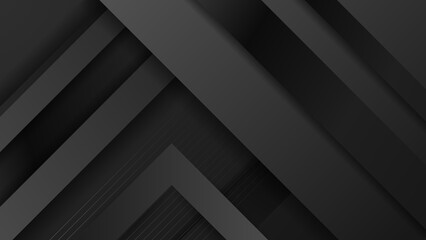 Abstract black background. Vector abstract graphic design banner pattern background template.