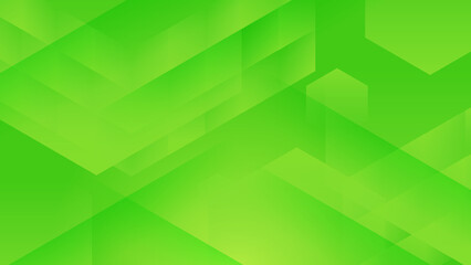 Obraz premium Abstract green background. Vector abstract graphic design banner pattern background template.