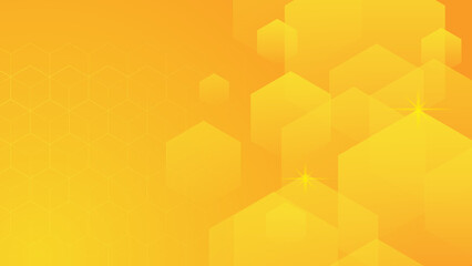 Abstract yellow orange background. Vector abstract graphic design banner pattern background template.
