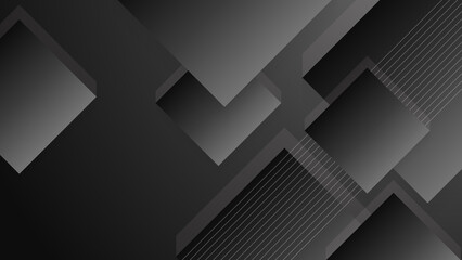 Abstract black background. Vector abstract graphic design banner pattern background template.