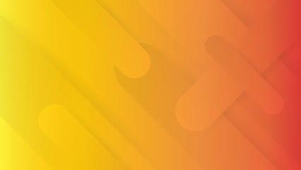 Abstract yellow orange background. Vector abstract graphic design banner pattern background template.