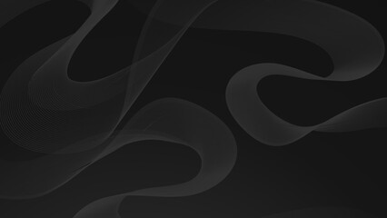 Abstract black background. Vector abstract graphic design banner pattern background template.