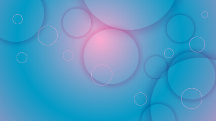 Abstract blue and pink background. Vector abstract graphic design banner pattern background template.