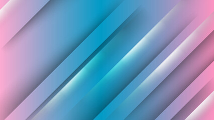 Abstract blue and pink background. Vector abstract graphic design banner pattern background template.
