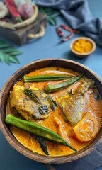 Dishes From Fish Background Very Cool