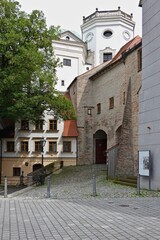 Augsburg - Historische Wassertürme am Roten Tor.