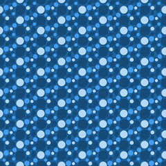 blue abstract dots pattern background