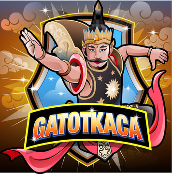 Vector illustration, modification of the Gatutkaca character as a mascot or symbol.