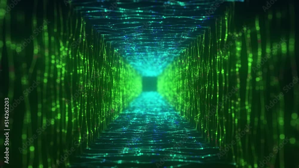 Poster abstract digital background. data flow information. concept of digital communication. big data visua