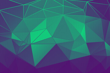 Obraz premium Geometric Abstract Background Low Poly Design
