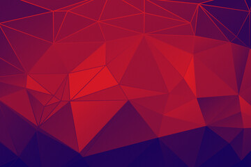 Obraz premium Geometric Abstract Background Low Poly Design