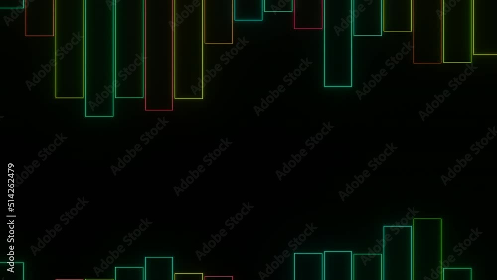 Poster black background. design.clear graphics in animation that hammer in different directions.