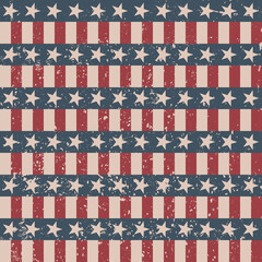 patriotic USA seamless pattern