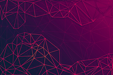 Geometric Abstract Background Low Poly Design