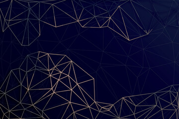 Geometric Abstract Background Low Poly Design