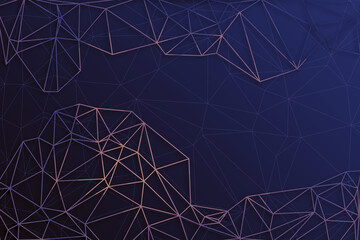 Geometric Abstract Background Low Poly Design