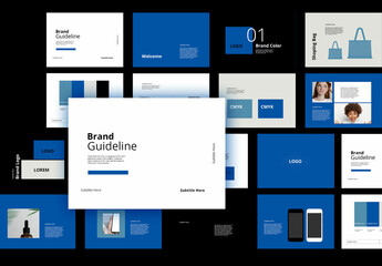 Brand IDentity Guidelines Brochure Layout