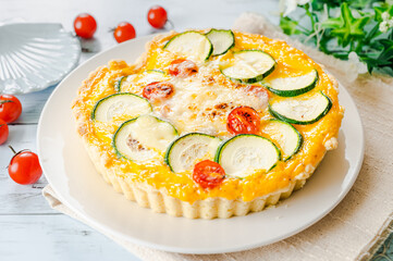 ホットケーキミックスのキッシュ