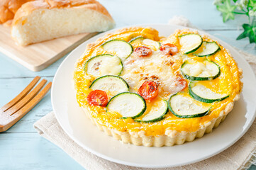 ホットケーキミックスのキッシュ