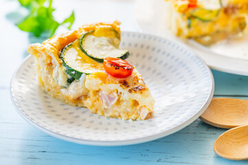 ホットケーキミックスのキッシュ