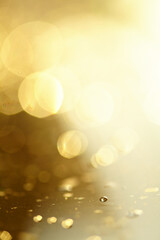golden blur background, Christmas background