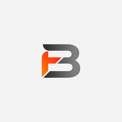 FB linked Uppercase letter logo Vector File
