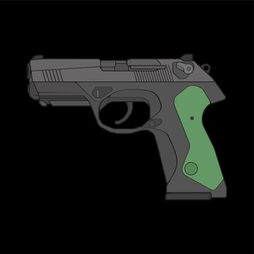 recommend clip art: Firearms vector style, Shooting gun, Weapon illustration, Vector Line, Gun illustration, Modern Gun, Military concept, Pistol for training
                    