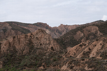 mountainous area in the south of Andalucia