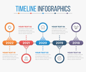 Modern Timeline Infographics