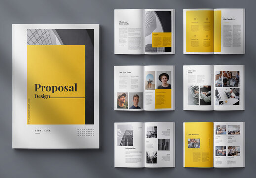 Proposal Design Brochure Layout