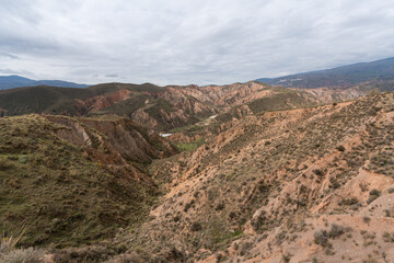 mountainous area in the south of Andalucia