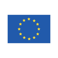 Vector european union flag. Eps 10.