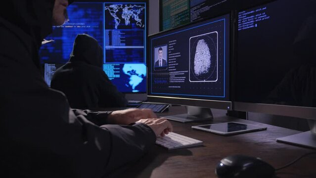 Hacker Breaking Code 