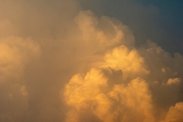 Fototapeta na wymiar Sunrise Storm Clouds