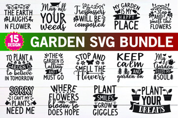 Garden svg bundle