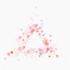Heart love vector Valentine Pink amour symbols.