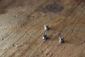 Three pellet shot / lead /munition 