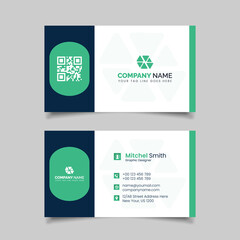 Business card design template, Clean professional business card template, visiting card,