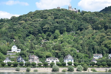 Obraz premium Drachenfels über Königswinter