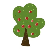 Apple tree Illustration